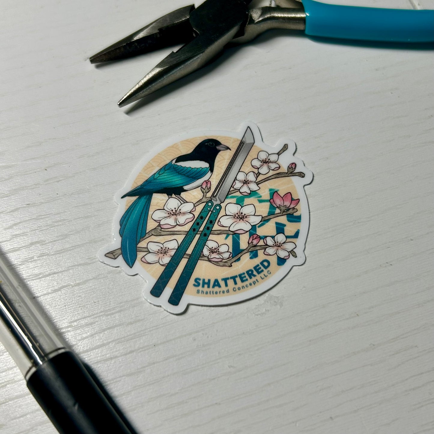 Shattered Sticker