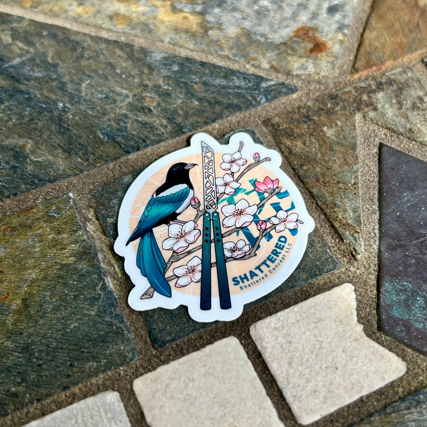 Shattered Sticker