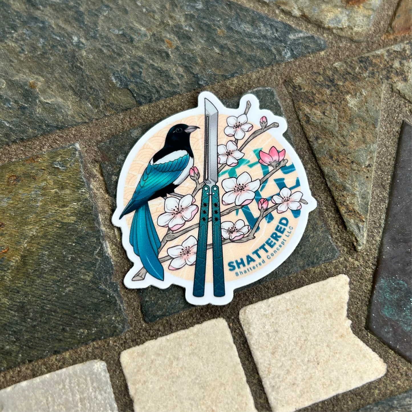 Shattered Sticker