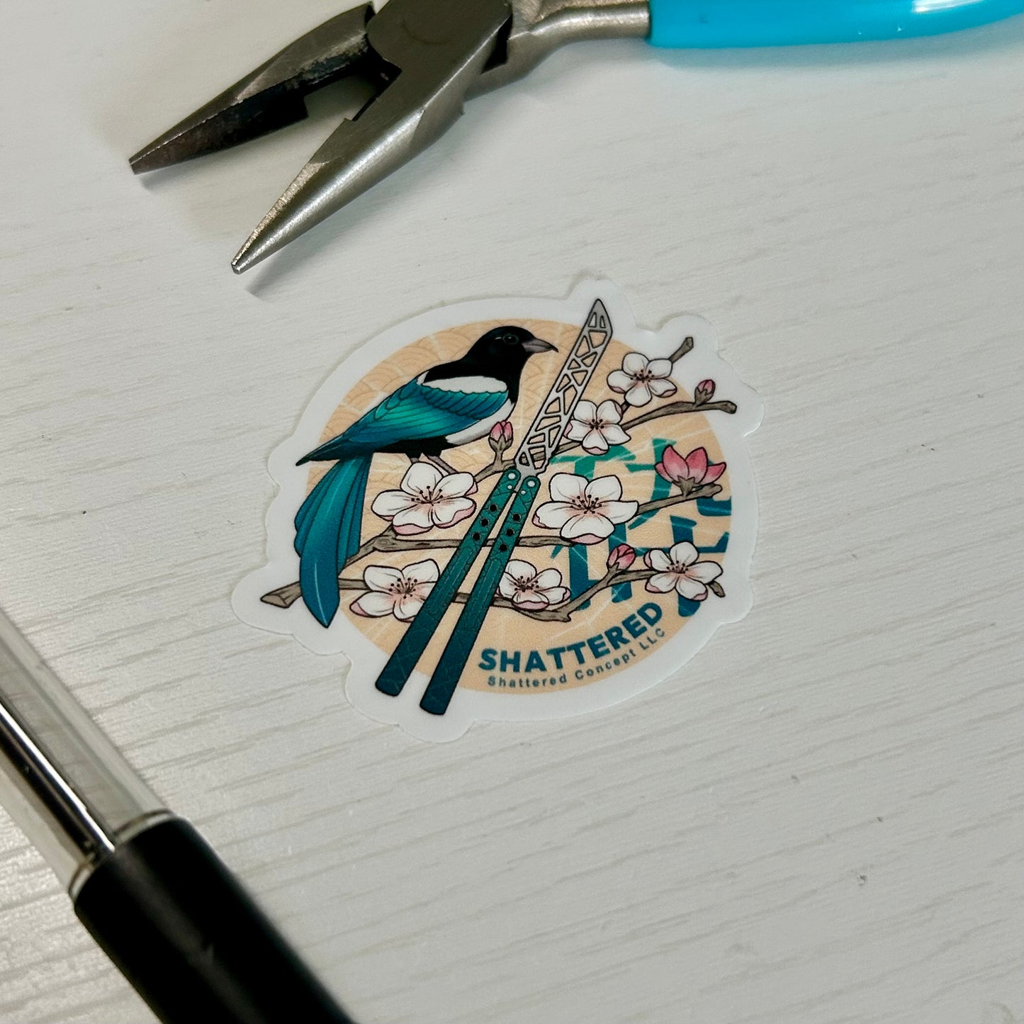 Shattered Sticker