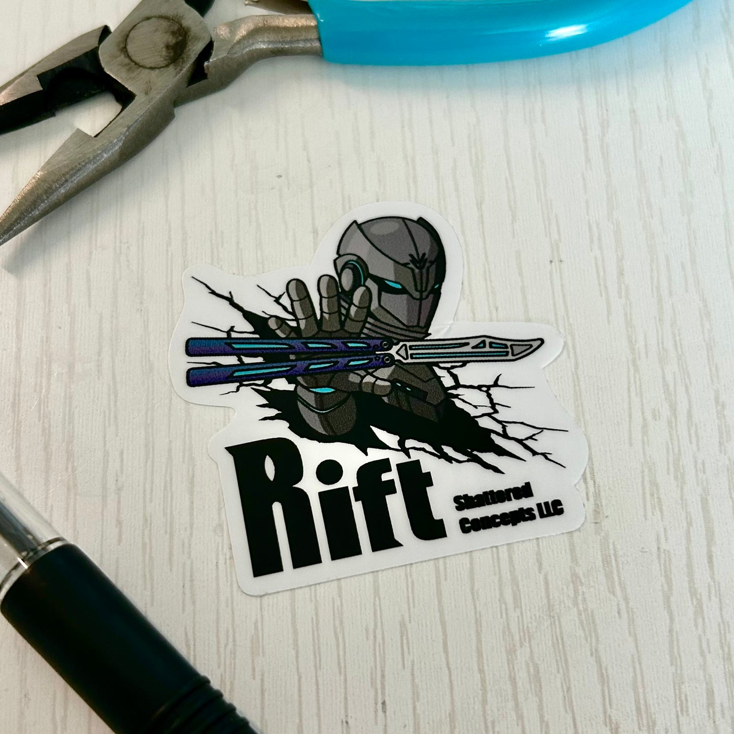Shattered Concepts Rift Trainer Sticker