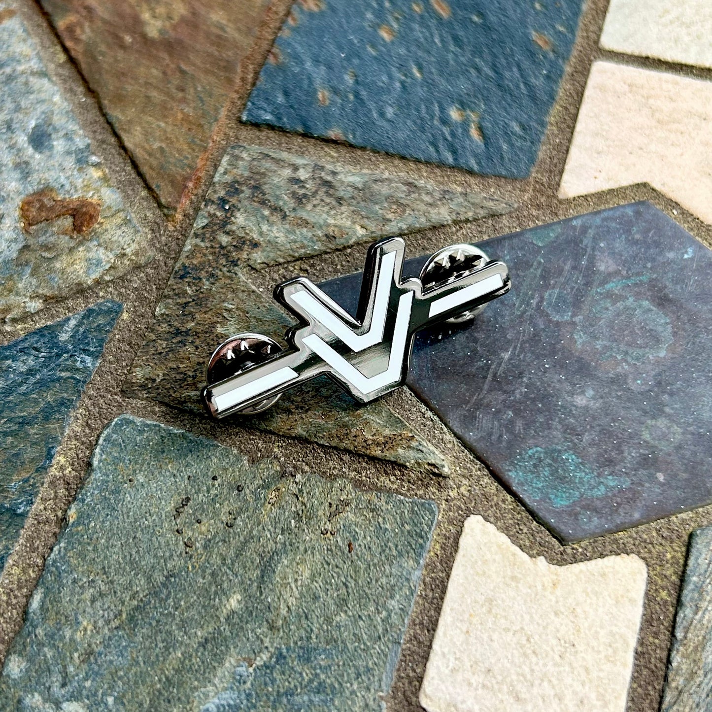 Shattered Concepts Logo Pin