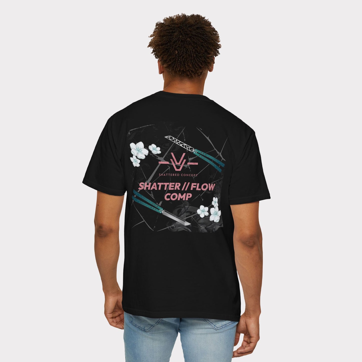 Shattered Concepts “Shatter//Flow Comp” Unisex T-Shirt