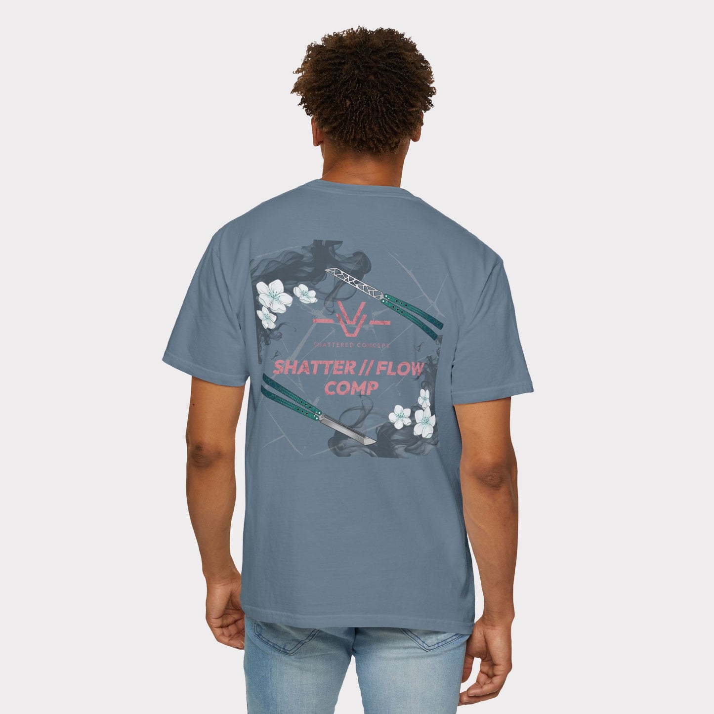 Shattered Concepts “Shatter//Flow Comp” Unisex T-Shirt