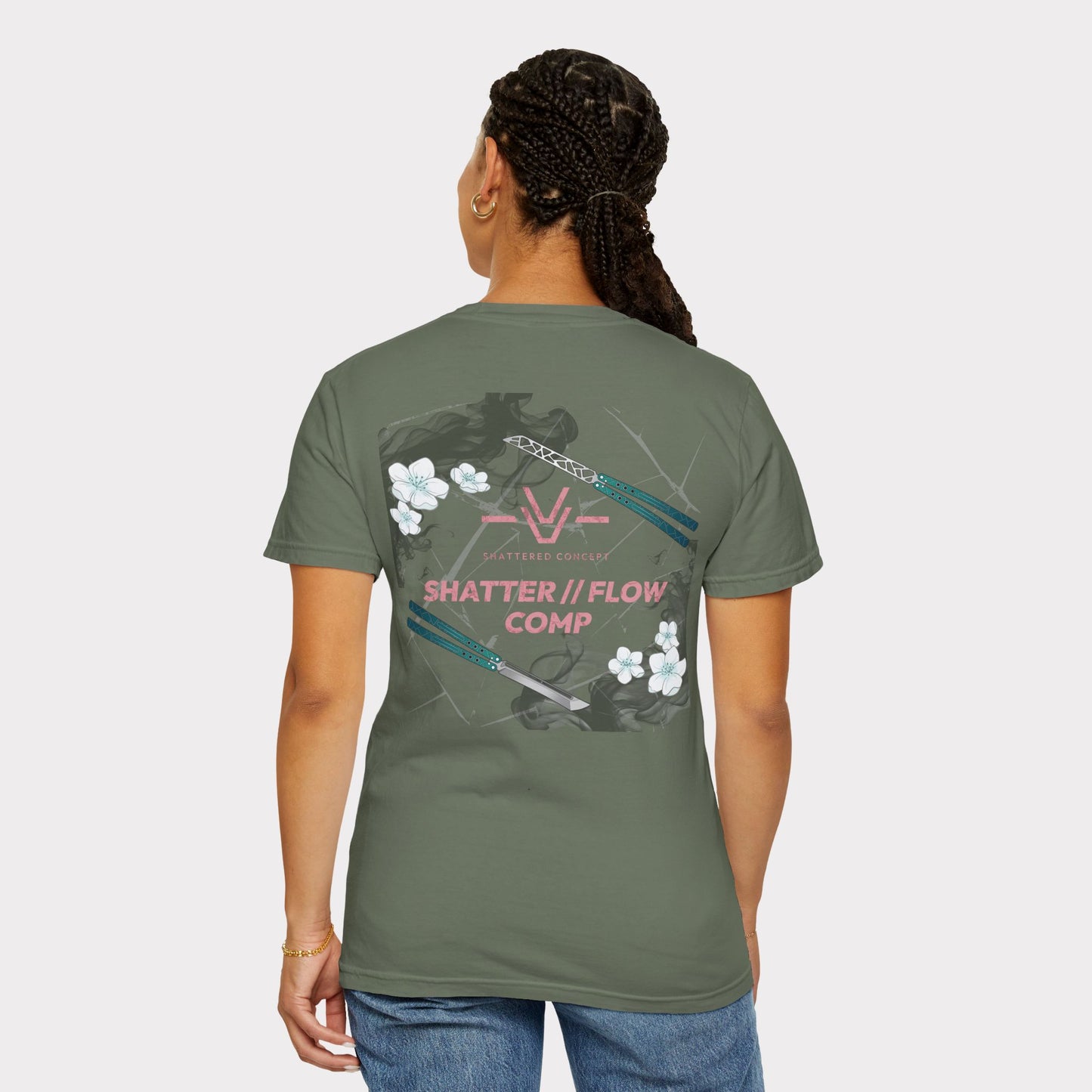 Shattered Concepts “Shatter//Flow Comp” Unisex T-Shirt